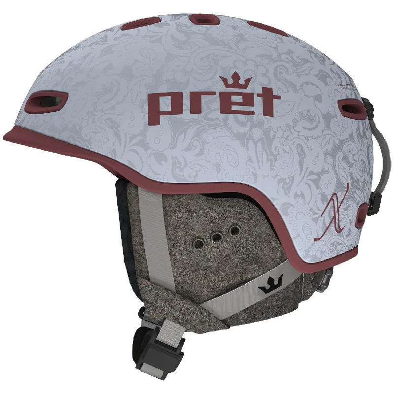 Pret Lyrix X2 MIPS Helmet Womens 2024 Maroon Mist