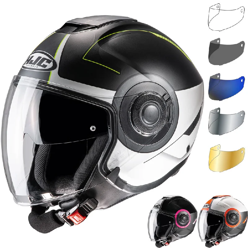 HJC I40 Panadi Open Face Motorcycle Helmet & Visor