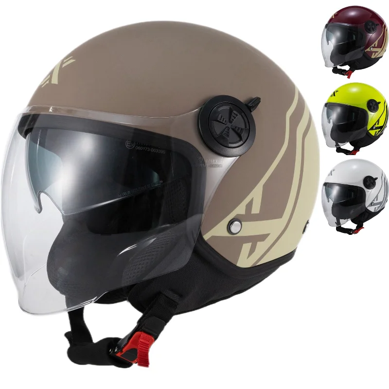 Shox Interceptor SV Delta Open Face Motorcycle Helmet