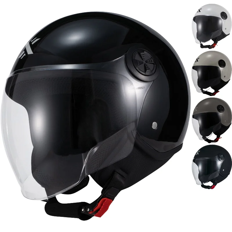 Shox Interceptor Open Face Motorcycle Helmet