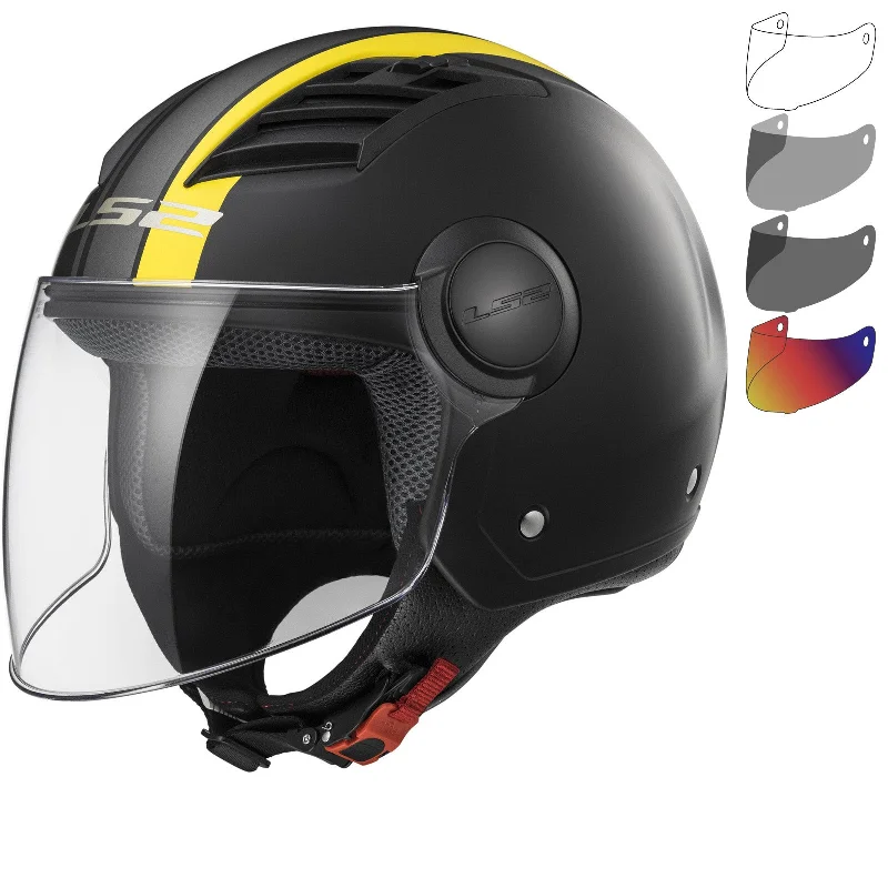 LS2 OF562 Airflow L Metropolis Open Face Motorcycle Helmet & Visor