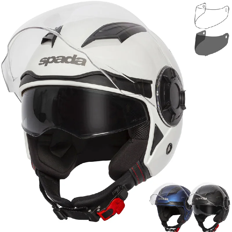 Spada Lycan Open Face Motorcycle Helmet & Visor