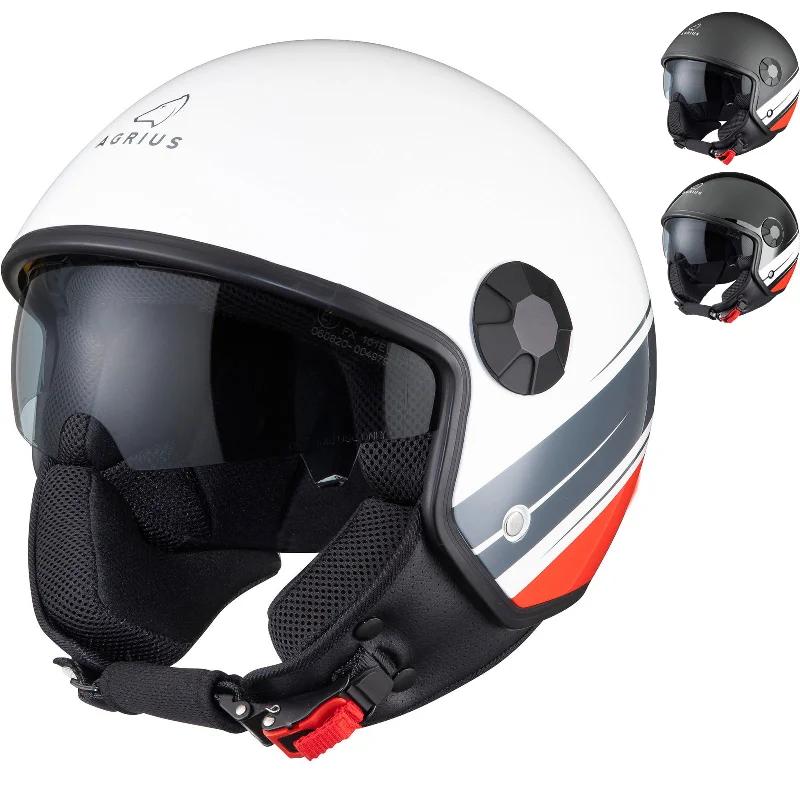 Agrius Score Conoid Open Face Motorcycle Helmet