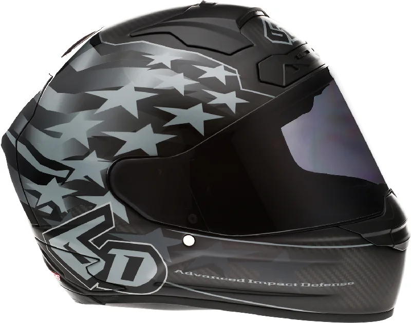 6D HELMETS ATS-1R Helmet - Patriot - Black - Medium 30-0606