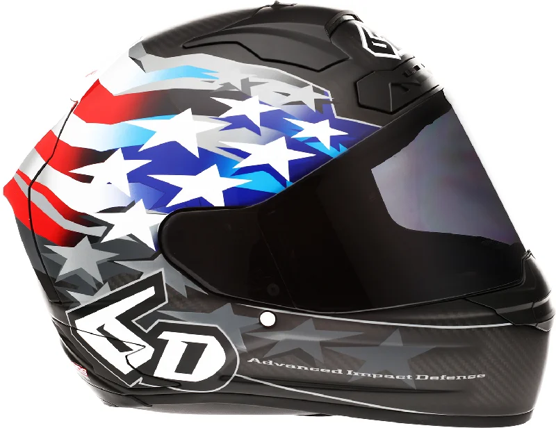 6D HELMETS ATS-1R Helmet - Patriot - Red/White/Blue - Medium 30-0696