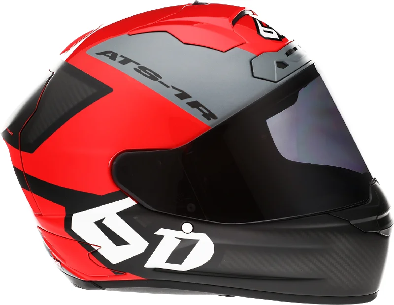 6D HELMETS ATS-1R Helmet - Wyman - Red/Gray - Small 30-0735