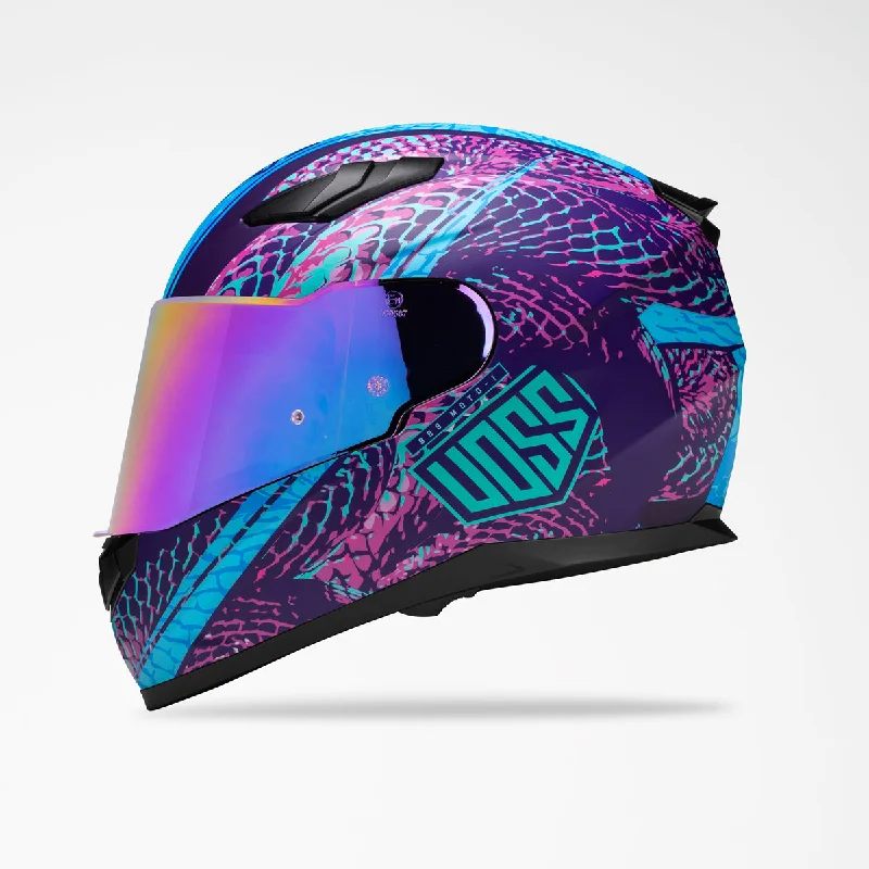 Voss 988 Moto-1 Purple Haze Serpienti Helmet