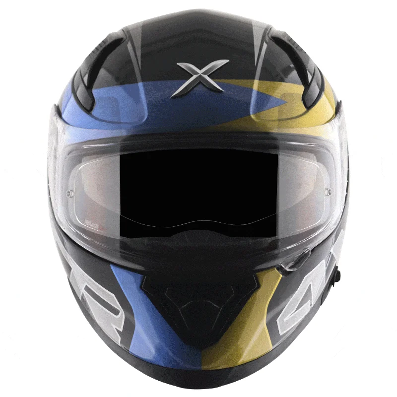 Axor Apex Chrometech Gloss  Black Blue Helmet