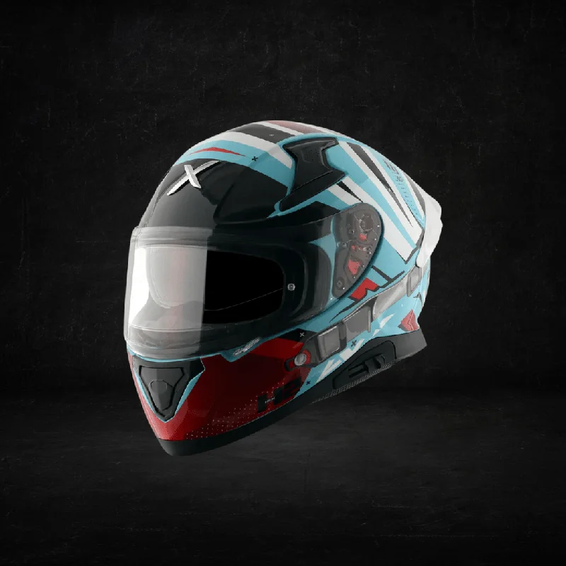 Axor Apex Hex 2 Gloss Blue Red Helmet