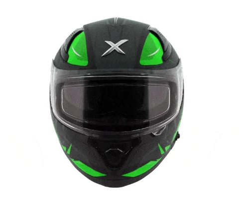 AXOR Apex Hunter Gloss Black Neon Green Helmet