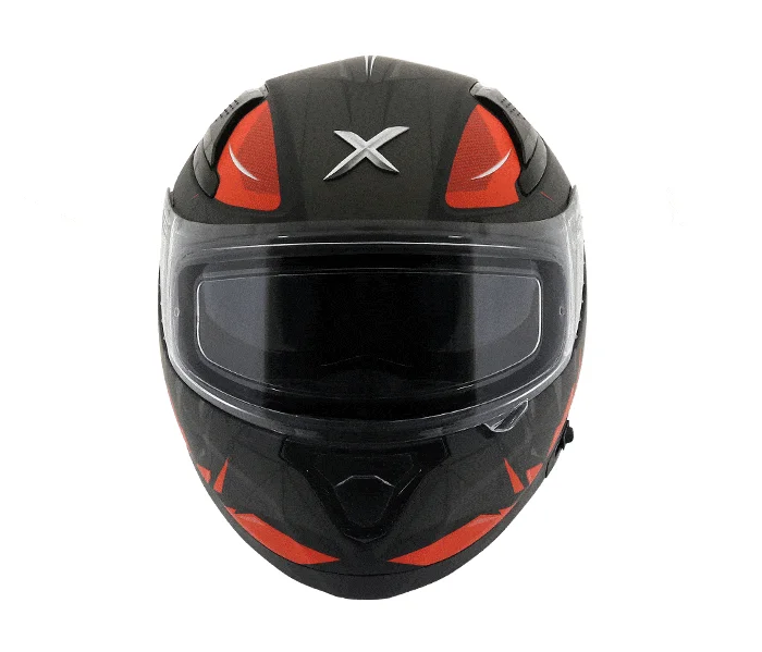 AXOR Apex Hunter Matt Black Red Helmet