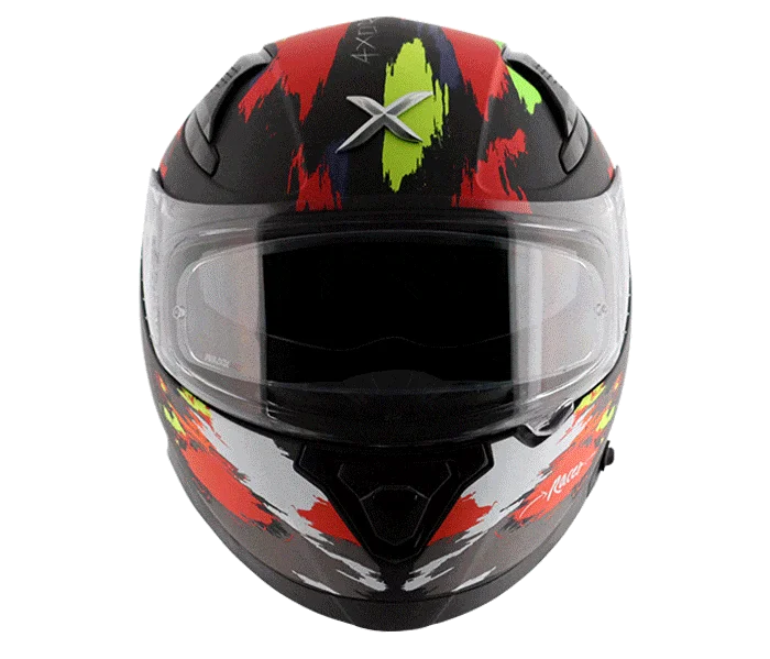 Axor Apex Racer Dull/Matt Black Neon Yellow Helmet