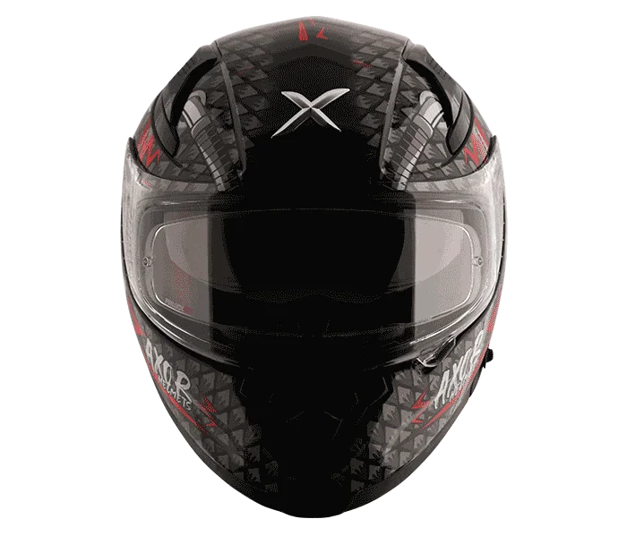 Axor Apex Ride Fast Gloss Black Red Helmet