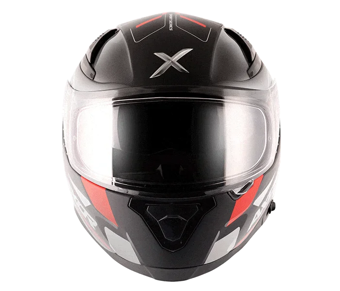 AXOR Apex Turbine Gloss Black Red Helmet