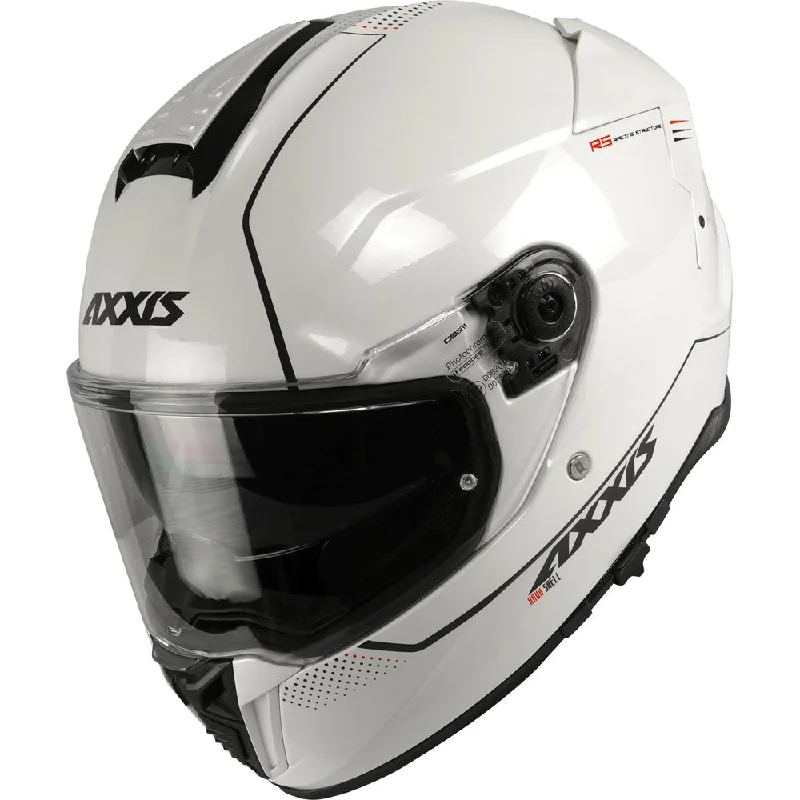 Axxis Hawk Evo SV Solid A0 Full Face Helmet Gloss Pearl White