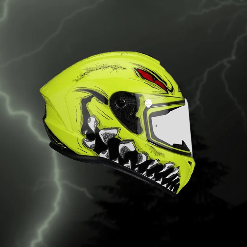 Axxis Draken S Forza Helmet Gloss Hi Viz Green