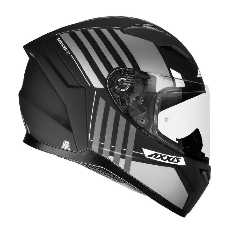 Axxis Segment Giga Matt Black Grey Helmet