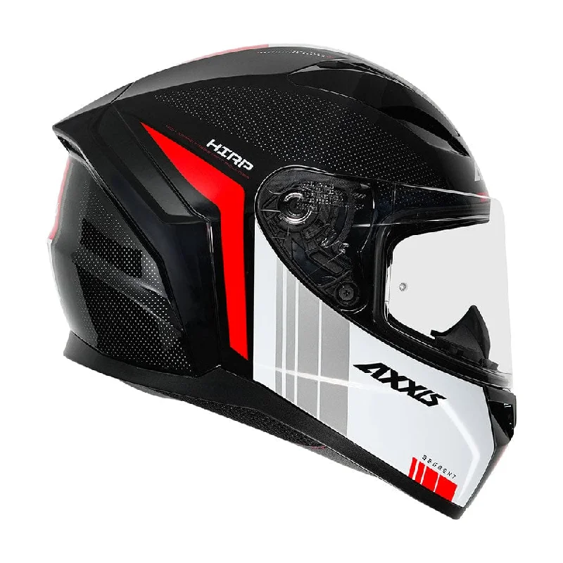 AXXIS SEGMENT UDYR GLOSS WHITE BLACK RED HELMET