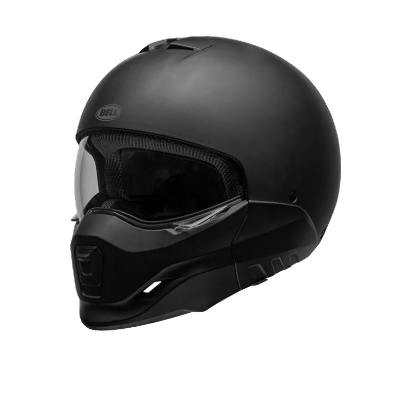 Bell Broozer ‘Full Face. Open Face. In Your Face’ 2 in 1 Motorcycle Matte Black Helmet