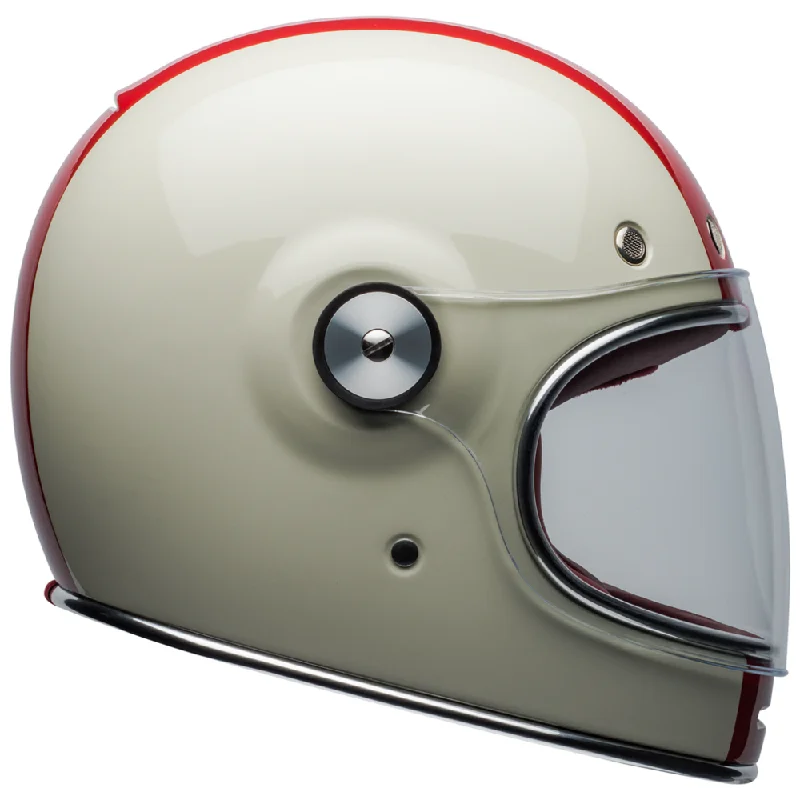 Bell Bullitt Command Full Face Helmet Vintage White / Oxblood / Blue