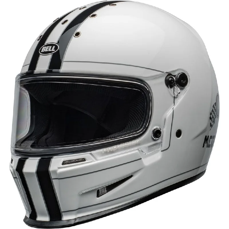 Bell Eliminator Steve Mcqueen Full Face Helmet Gloss White