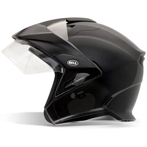 Bell Mag-9 Sena Matte Black Open Face Helmet