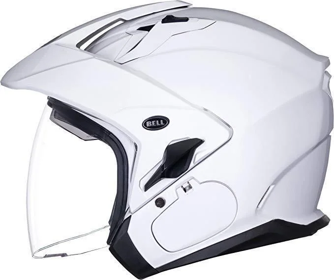 Bell Mag-9 Sena Pearl White Open Face Helmet