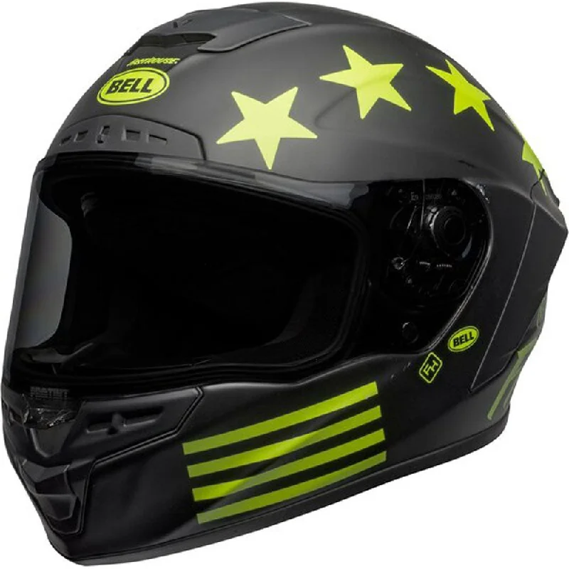 Bell Street Star DLX MIPS Fasthouse Full Face Helmet Hi-Viz Green / Matt Black