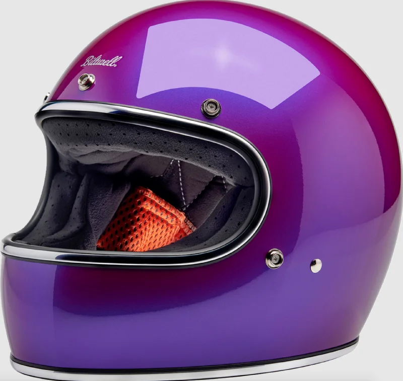 Biltwell Gringo 06 Grape Full Face Helmet + Freebie Bundle