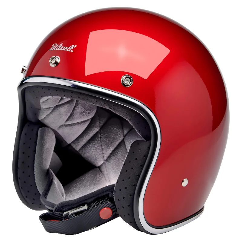 Bonanza Helmet DOT Approved Helmet - Metallic Cherry Red