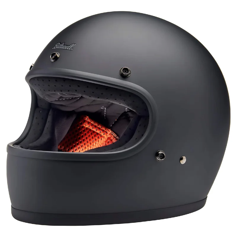 Gringo DOT/ECE R22.06 Approved Full Face Helmet - Flat Black