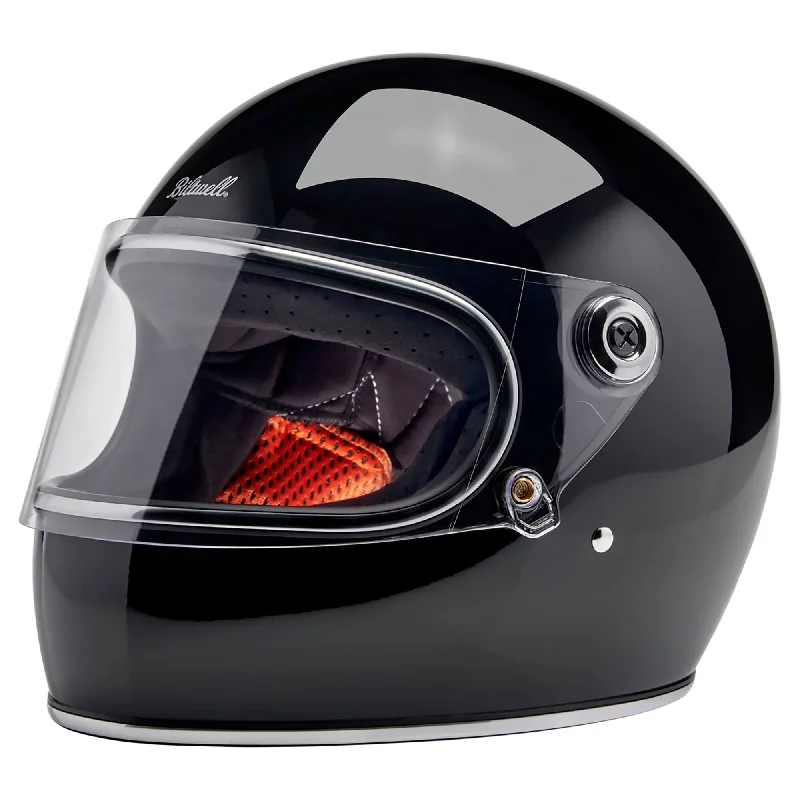 Gringo S DOT/ECE R22.06 Approved Full Face Helmet - Gloss Black