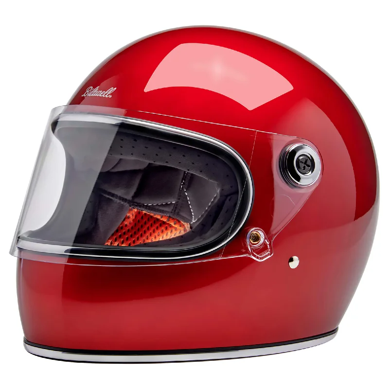 Gringo S DOT/ECE R22.06 Approved Full Face Helmet - Metallic Cherry Red