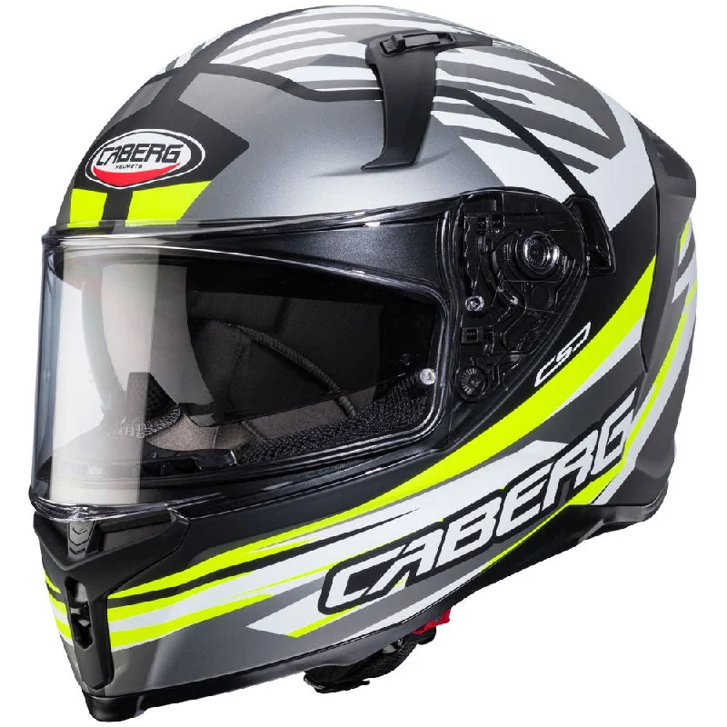 Caberg Avalon X Kira Full Face Helmet Matt Black / Grey / Yellow