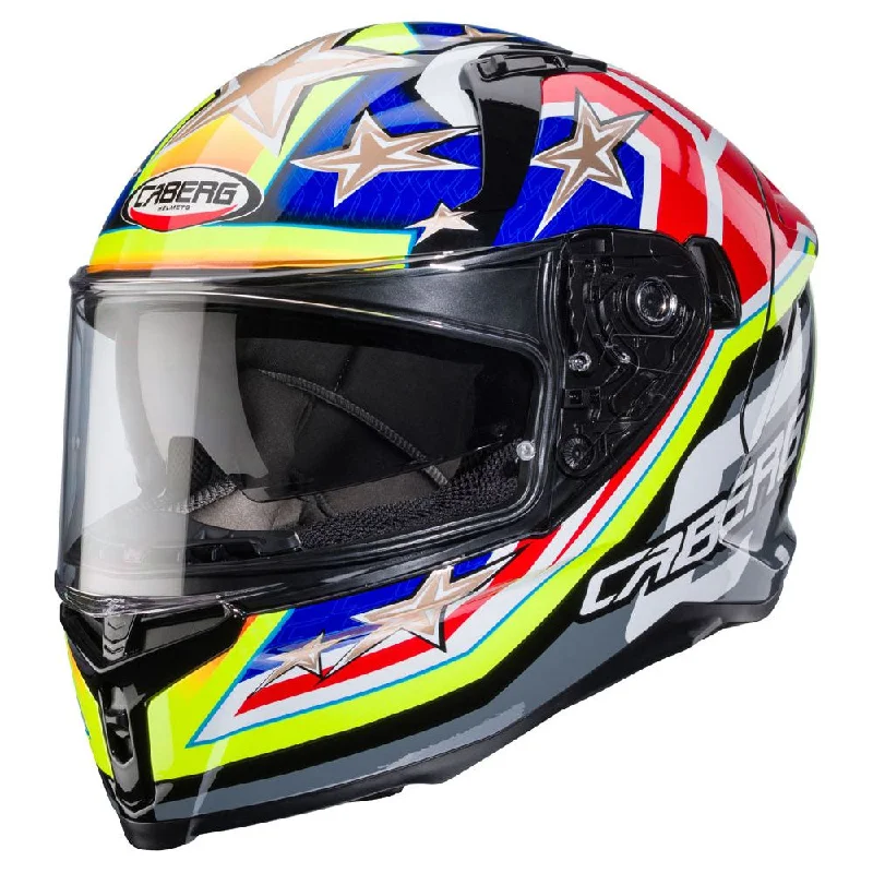 Caberg Avalon X Track Full Face Helmet Black / Yellow / Red / Blue