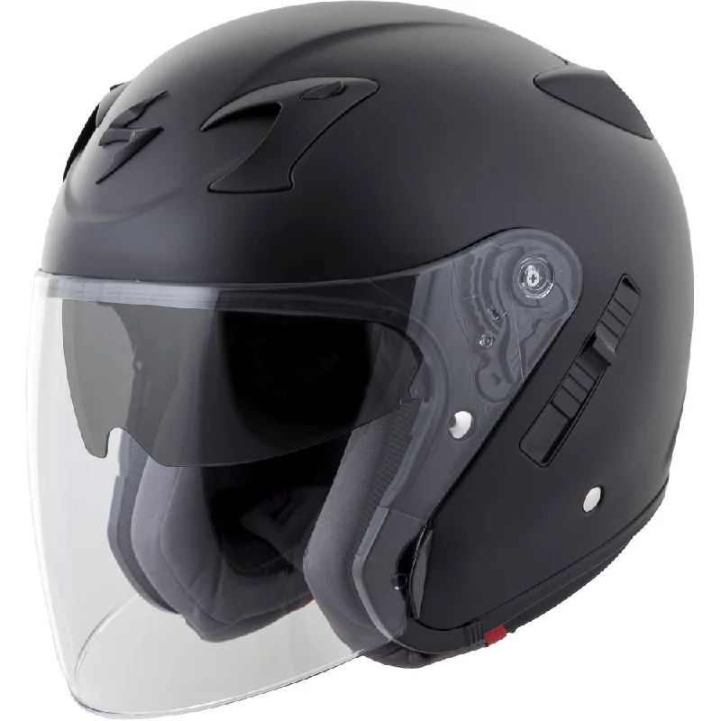 Close Out Scorpion Exo 75-1620 EXO-CT220 Open-Face Helmet Matte Black