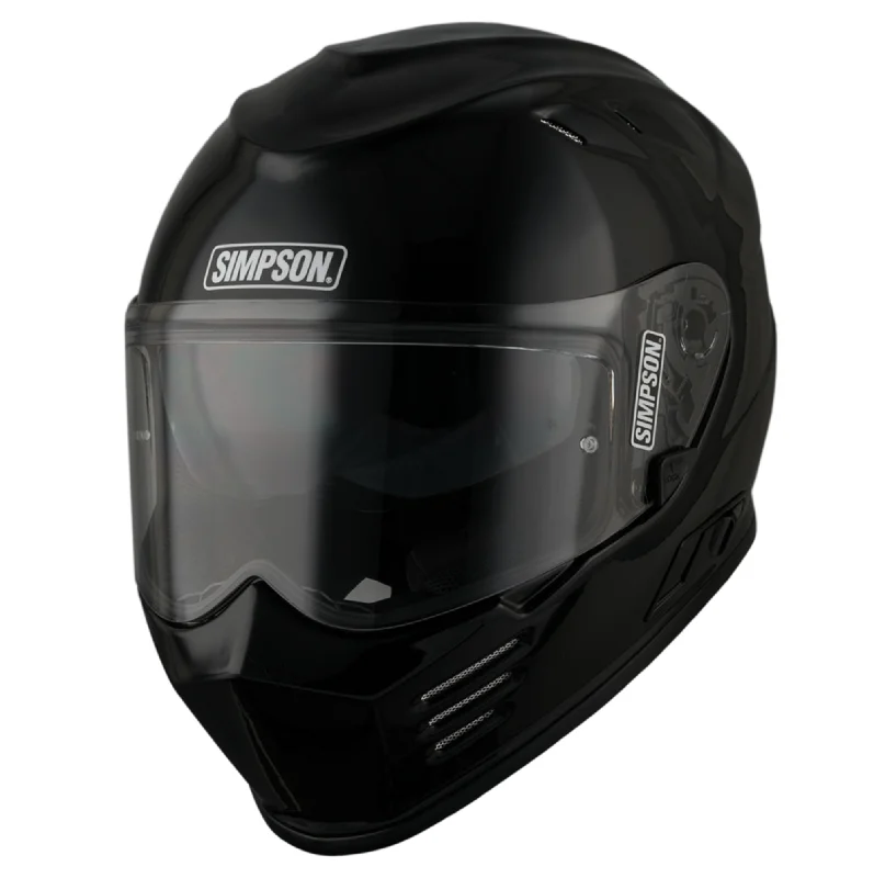 Simpson Matt Black Venom Full Face Helmet