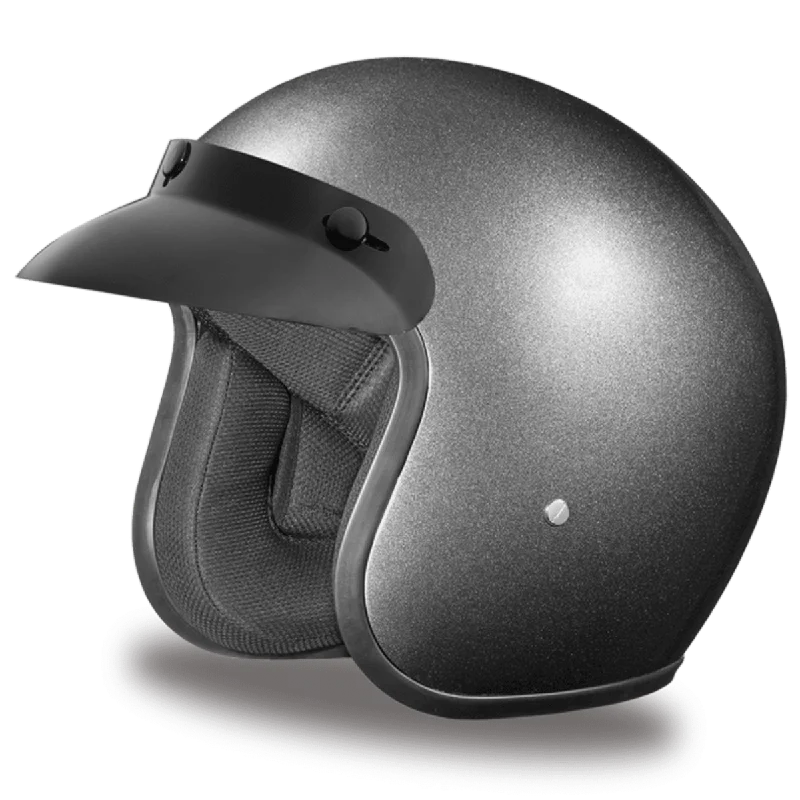 Daytona D.O.T Cruiser Gun Metal Grey Metallic Helmet