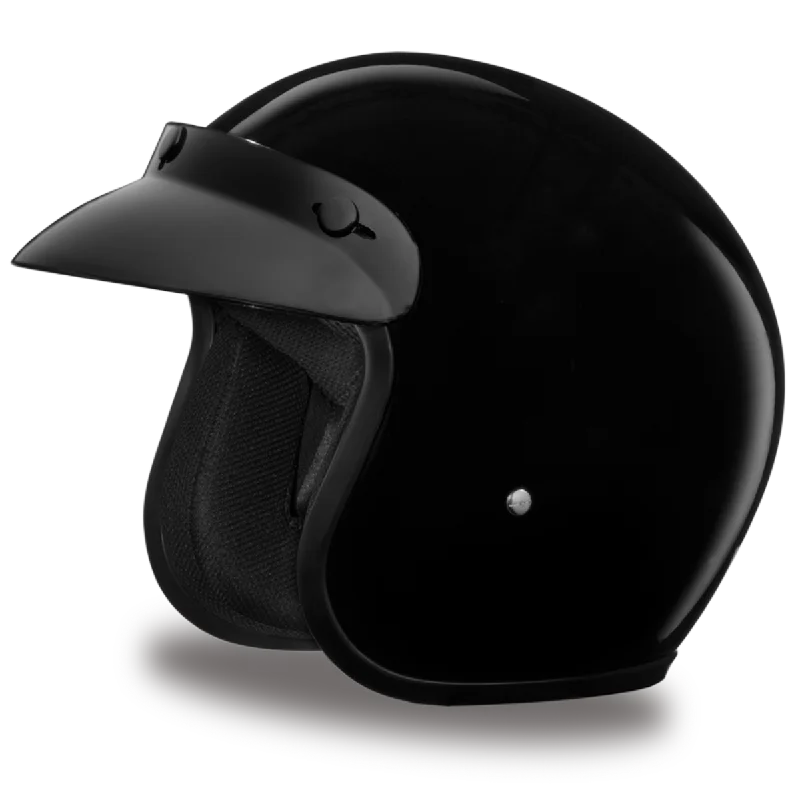 Daytona D.O.T Cruiser Hi-Gloss Black Helmet