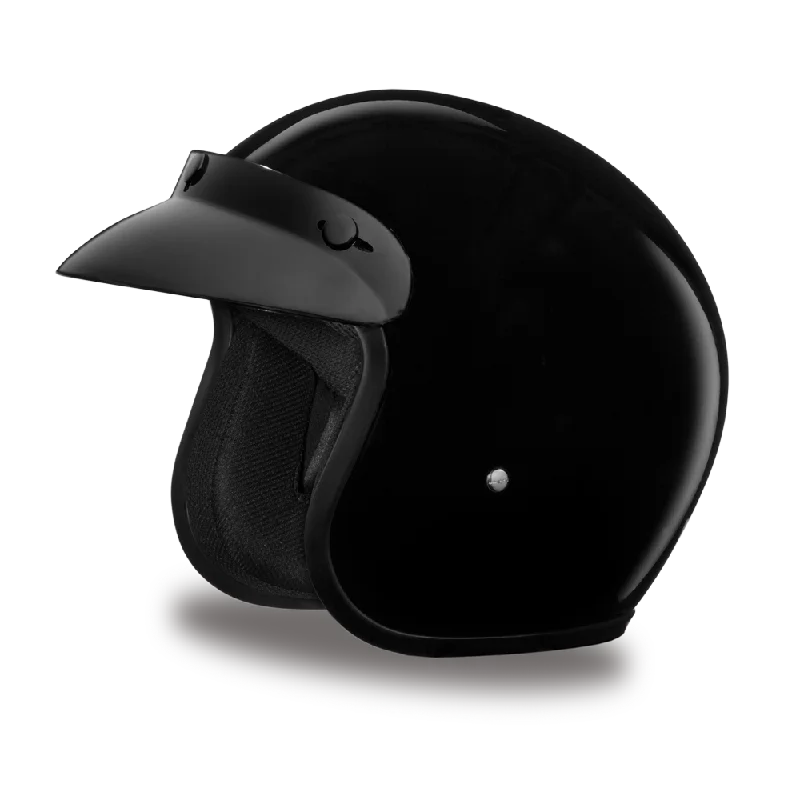 Daytona D.O.T Hi-Gloss Cruiser Black Helmet