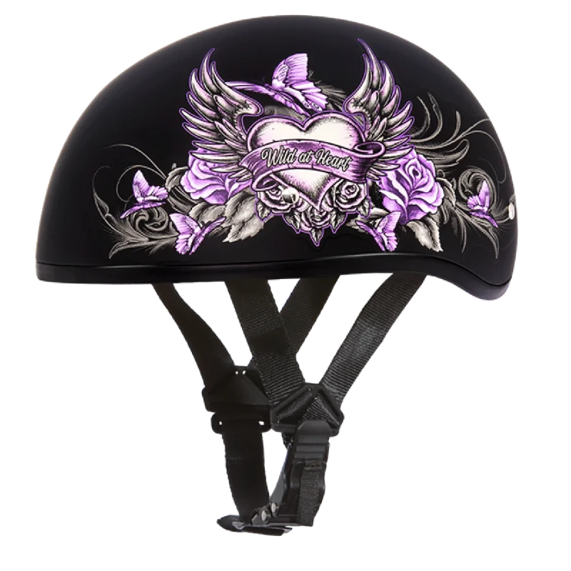 Daytona D.O.T Skull Cap - w/Wild at Heart Helmet