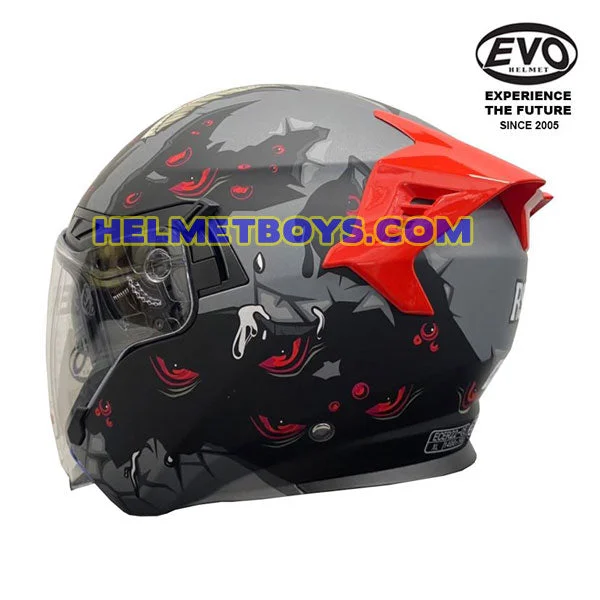 EVO RS9 Motorcycle Sunvisor Helmet EYES