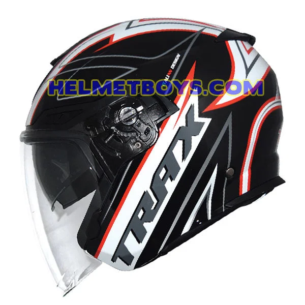 FG TEC TRAX Motorcycle Sunvisor Helmet RacingLine