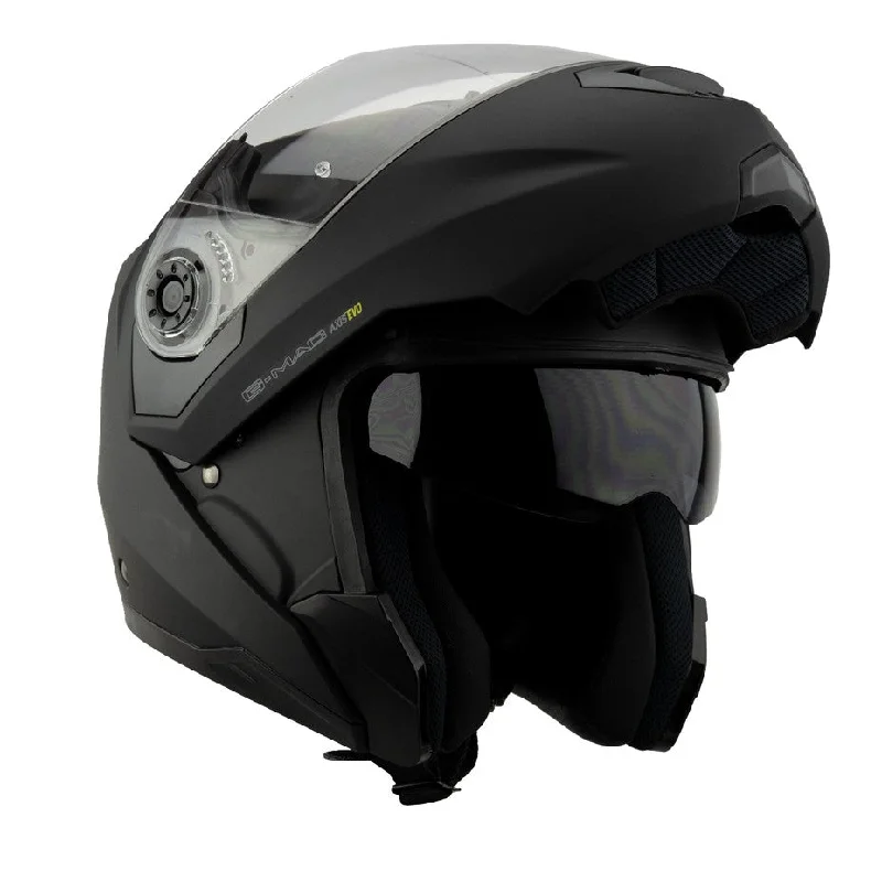 G-Mac Axis Evo Flip Front Helmet - Satin Black