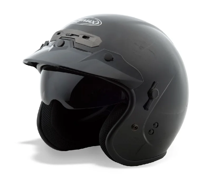 GMax GM32 Black Open Face Helmet