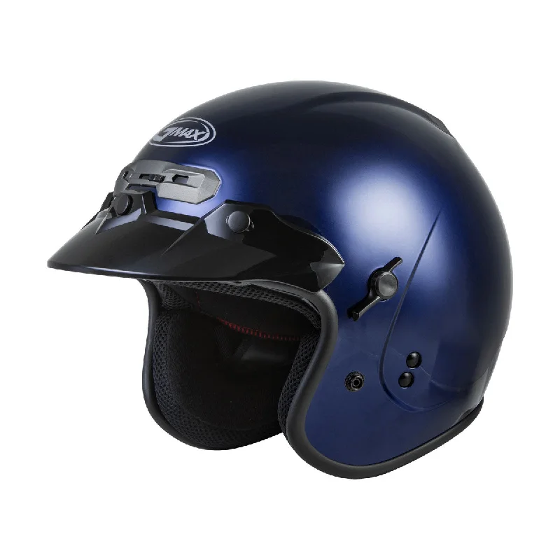 GMax GM32 Blue Open Face Helmet