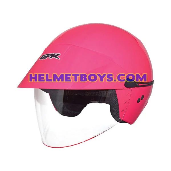 GPR AEROJET Shorty Motorcycle Helmet ALL PINK