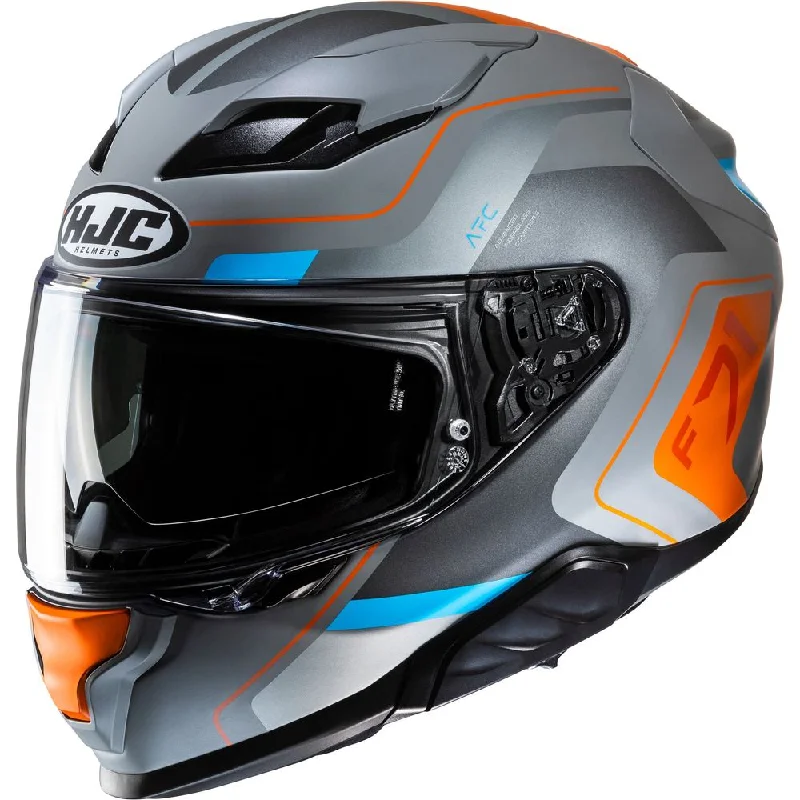 HJC F71 Arcan Full Face Helmet MC27SF Blue / Orange