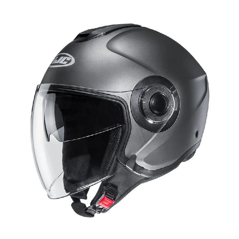 HJC I40 Semi Flat Titanium DVS Open Face Helmet