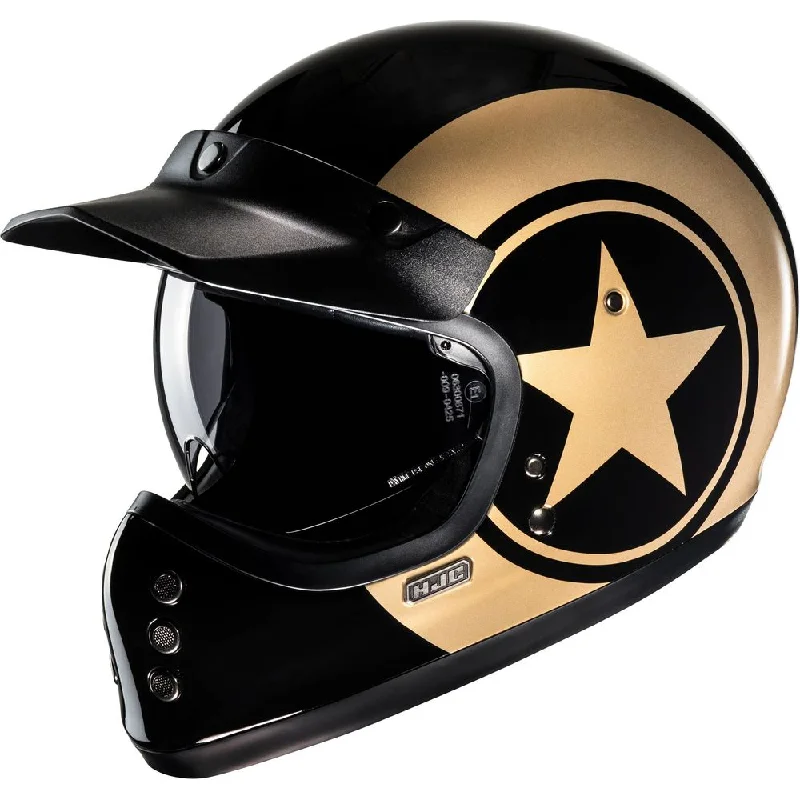 HJC V60 Nyx Full Face Helmet MC9 Gold